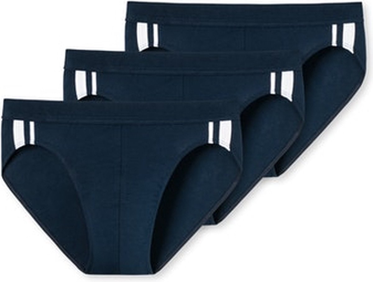 Rio-Slips 3er-Pack Organic Cotton Streifen weiß - 95/5 7