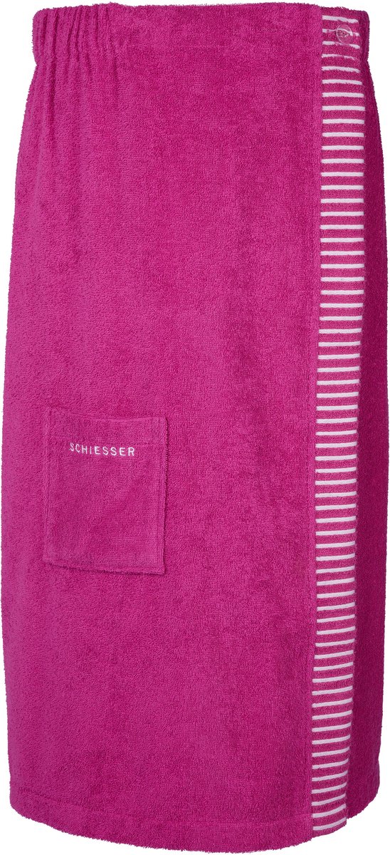 Sauna-Handtuch Knöpfe fuchsia - SCHIESSER Home 85*160