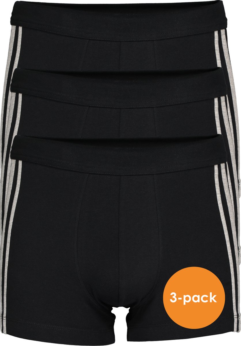Shorts 3er-Pack Organic Cotton Streifen schwarz - 95/5 7