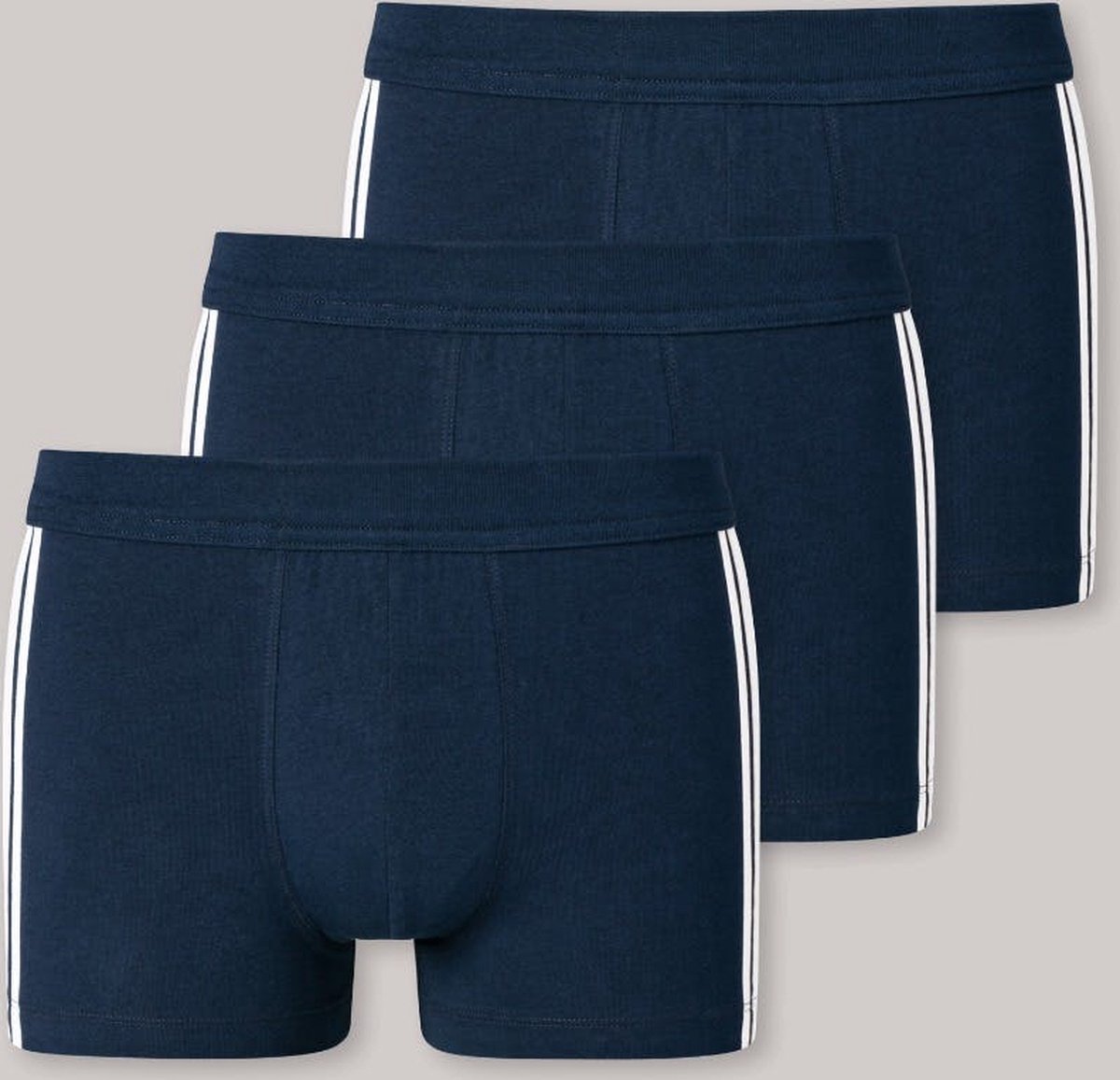 Shorts 3er-Pack Organic Cotton Streifen dunkelblau - 95/5 5