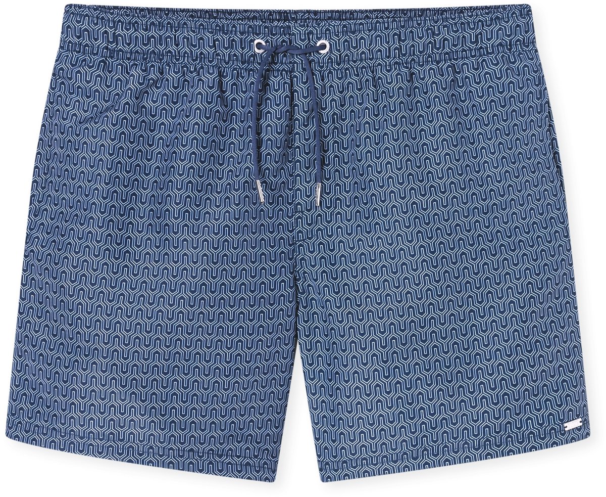 Badeshorts Webware navy gemustert - Aqua 8