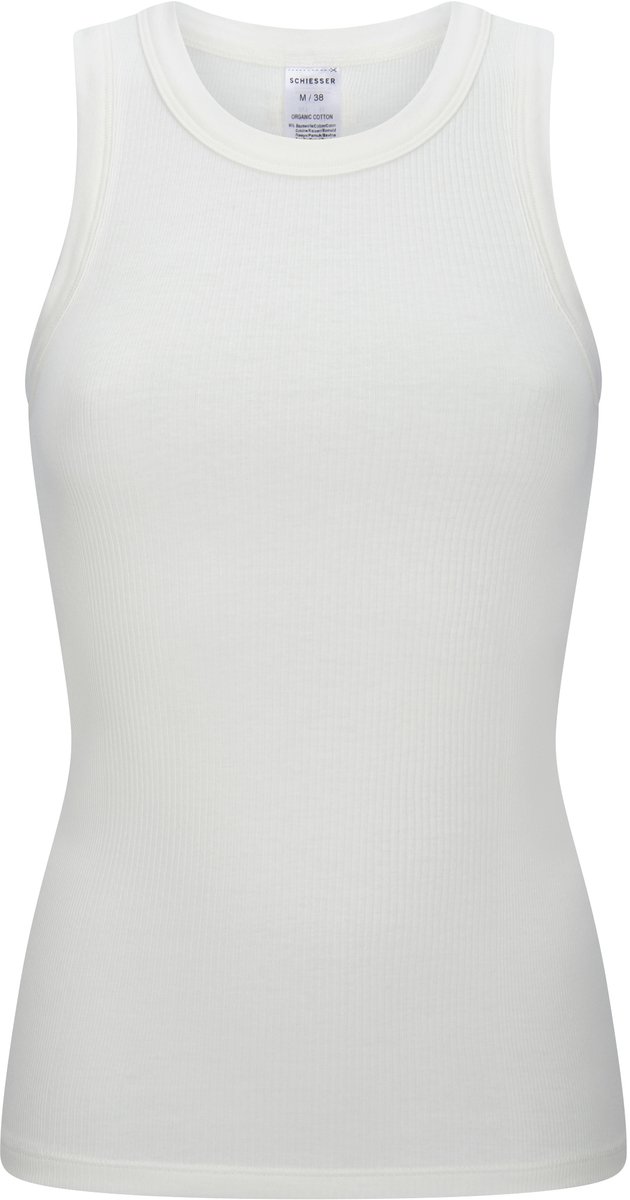 Trägertop Feinripp off-white - Revival Paula 38