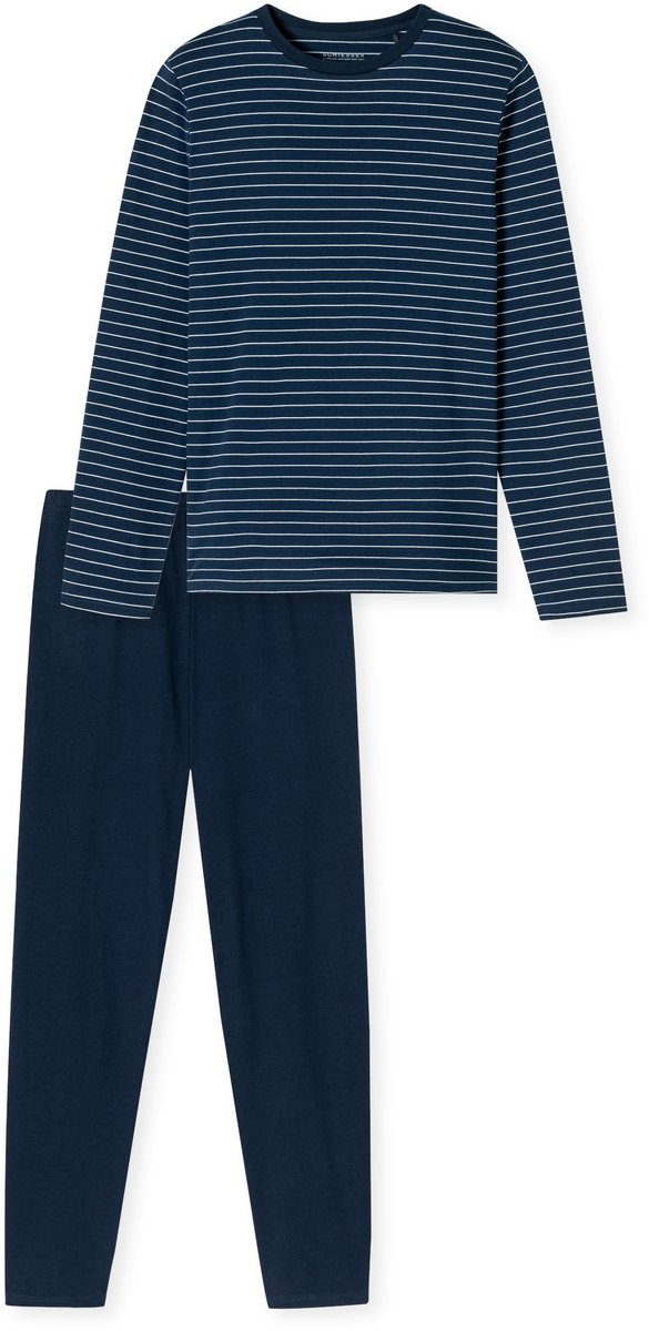 Schlafanzug lang Streifen admiral - Casual Essentials 50
