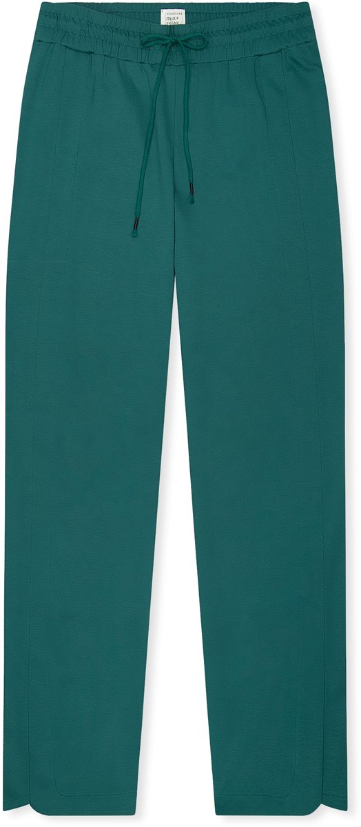 Hose lang merzerisierter Interlock grün - Mix+Relax 44