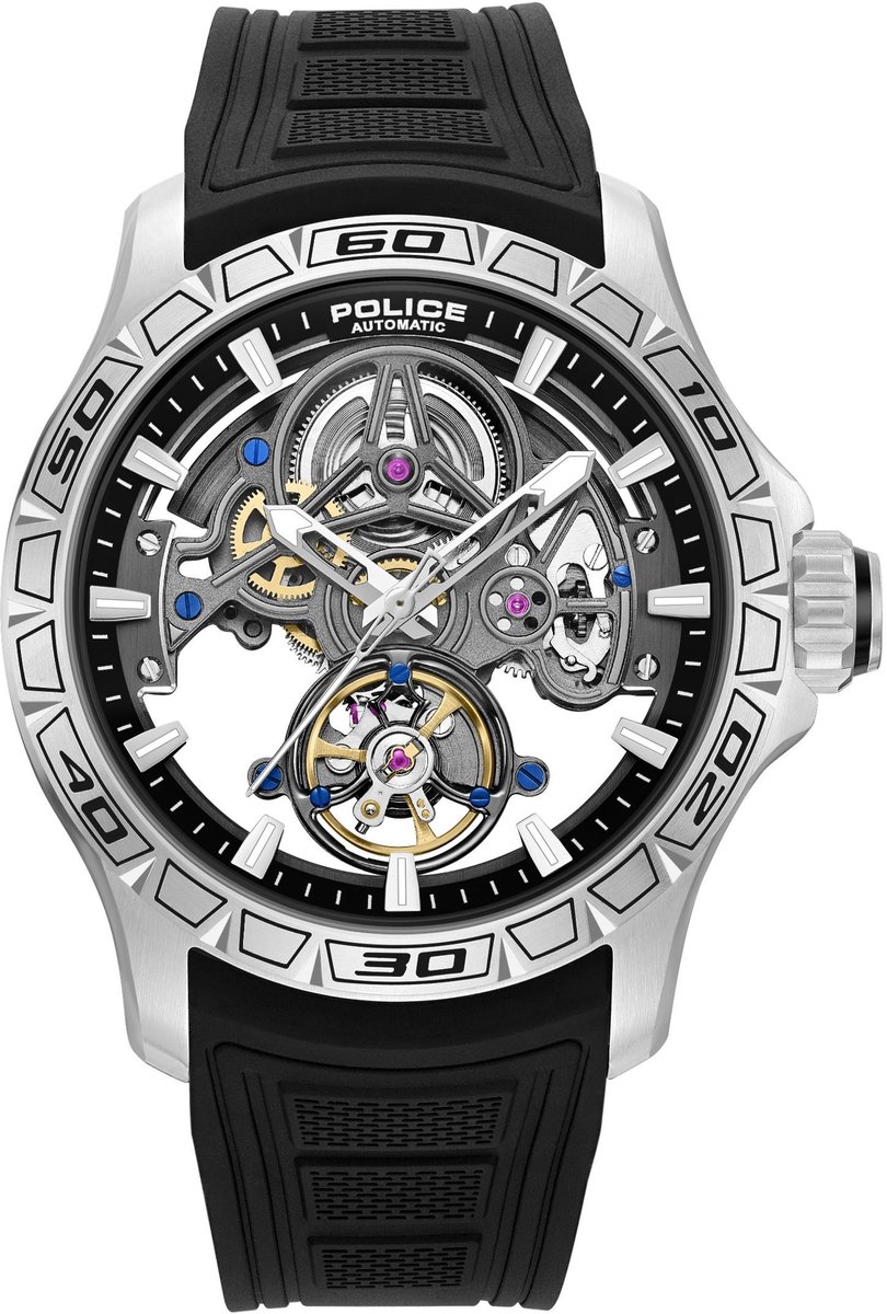 Police PEWGR0097801 Herrenuhr Spirit Automatik 45mm 5ATM