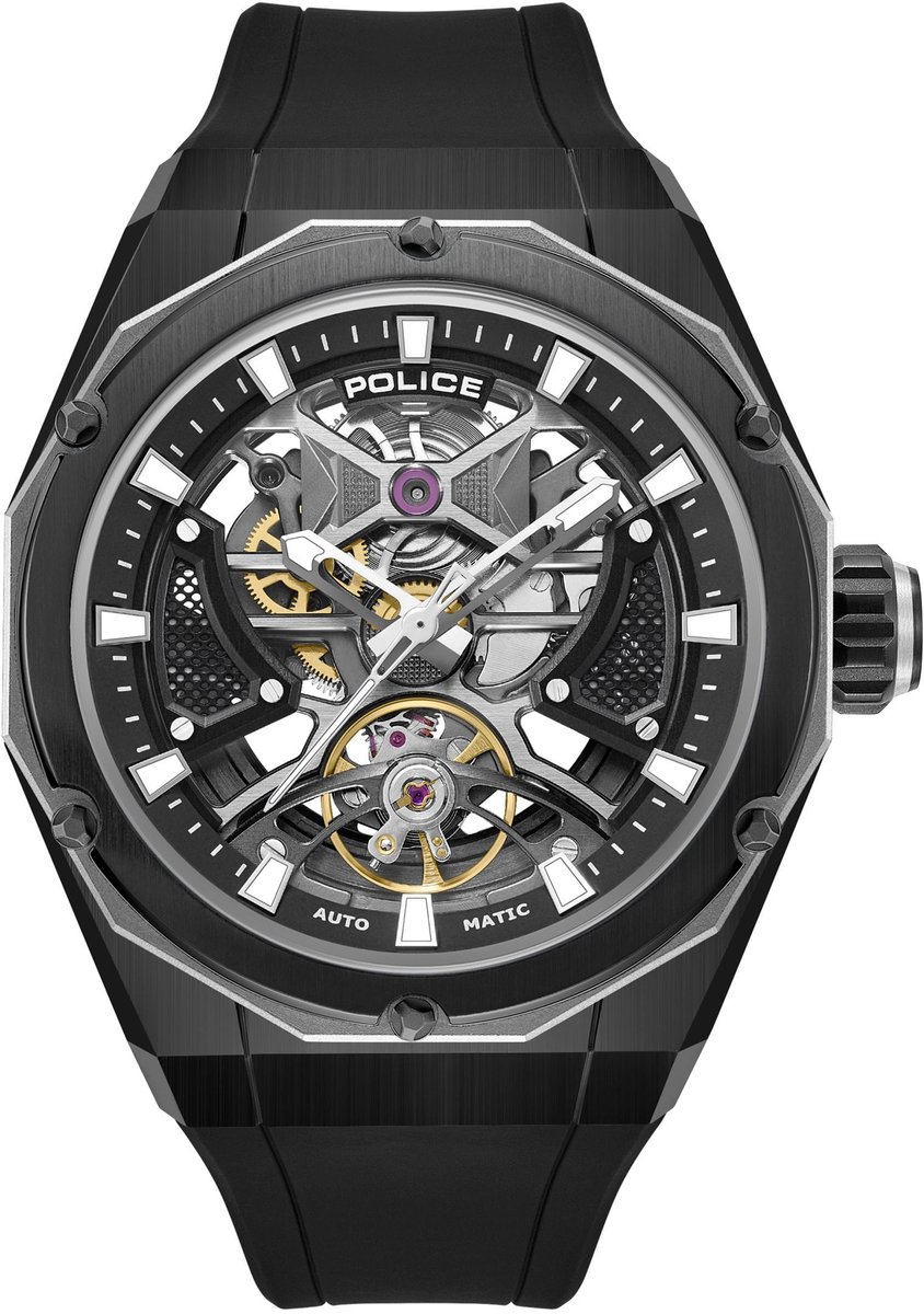 Police PEWGR0082301 Herrenuhr Dayton Automatik 45mm 5ATM