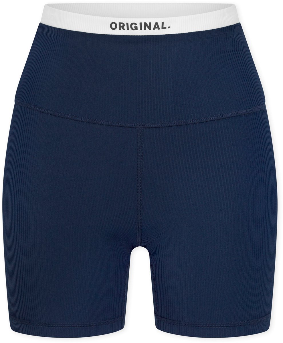 High Waist Biker Shorts Doppelripp admiral - SCHIESSER Active S