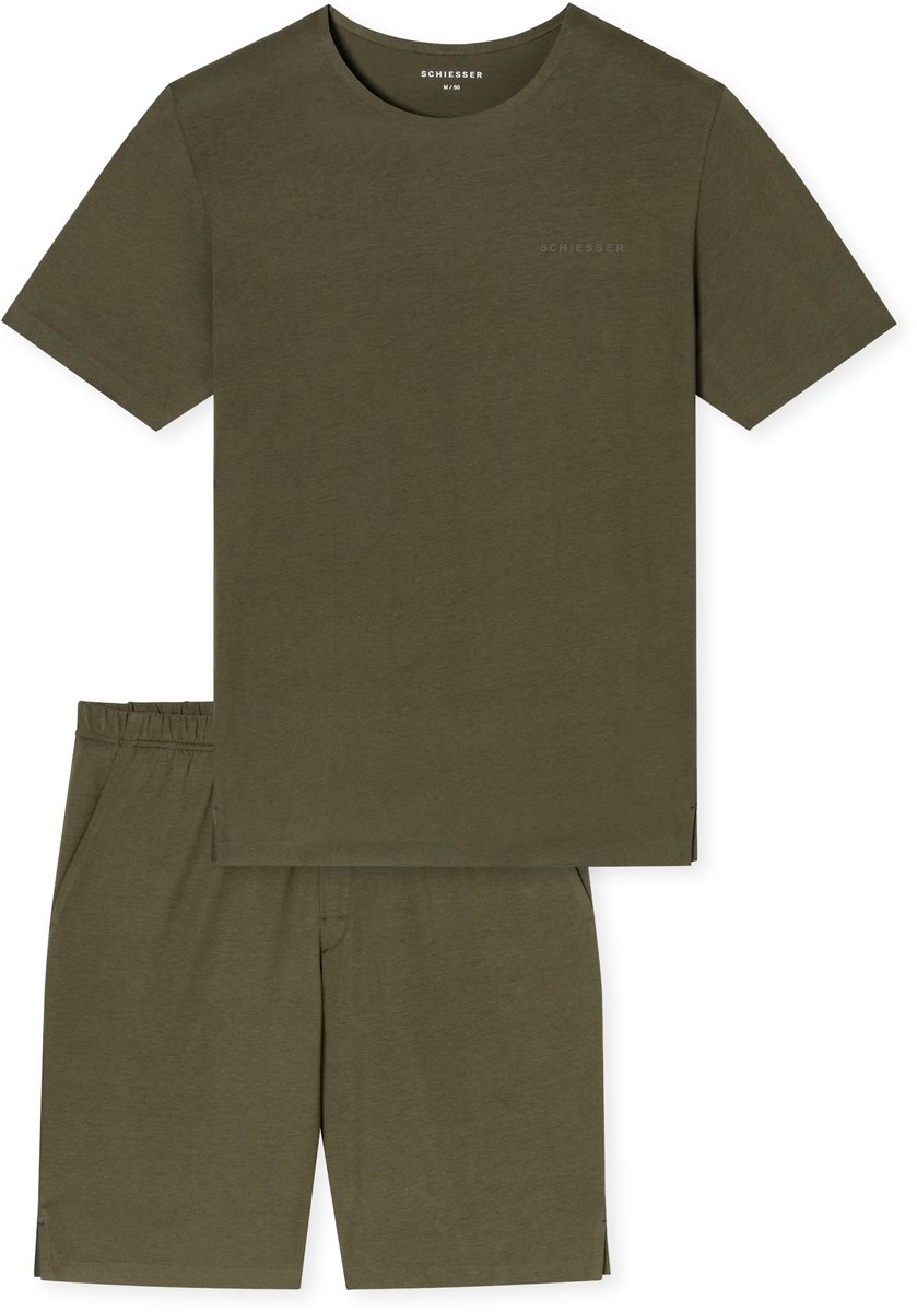 Schlafanzug kurz oliv - Modern Bonded 54