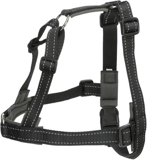 Trixie Schwarz Softgeschirre Lead'n'walk Führer L-Xl