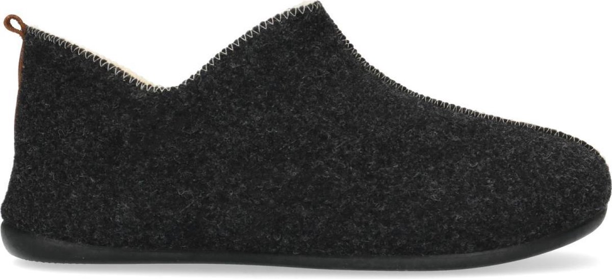 Dunkelgraue Pantoffeln