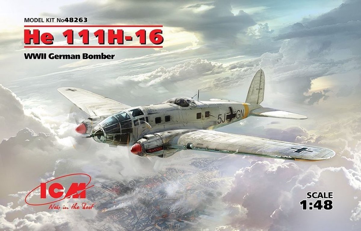 Heinkel He 111 H-16, WWII German Bomber