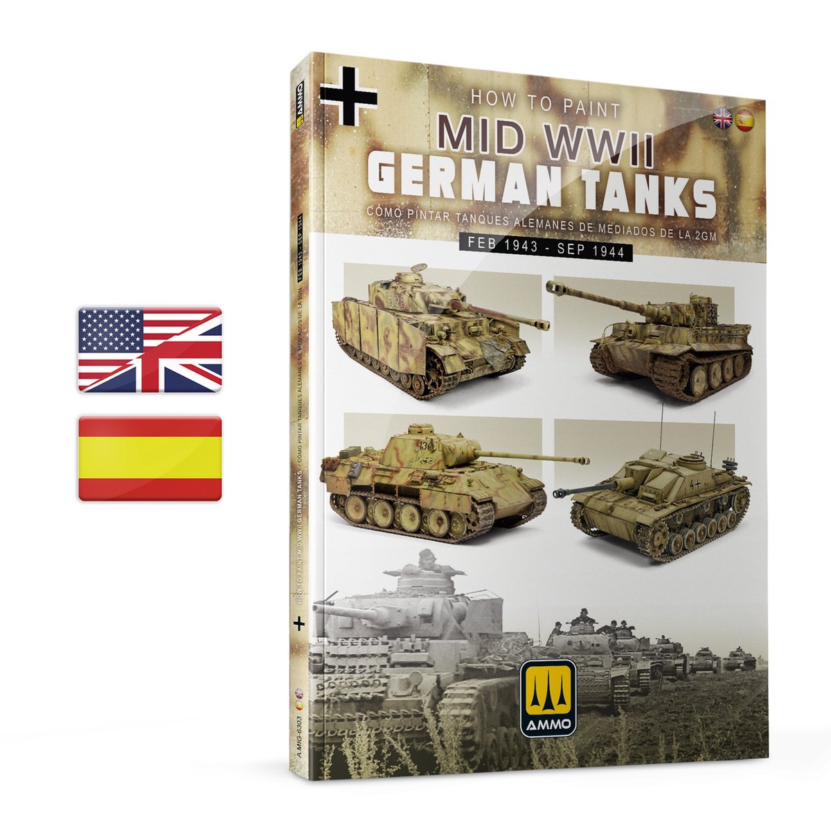How to Paint Mid WWII German Tanks (FEB 1943 - SEP 1944) (English, Spanish)