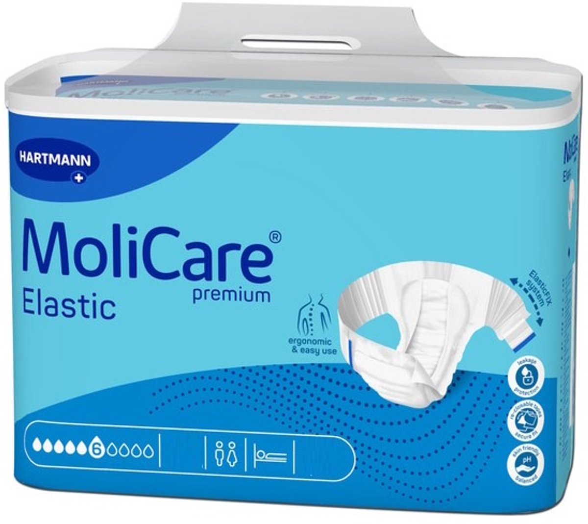 Molicare Premium Elastic Slip 6 Tropfen Größe xl