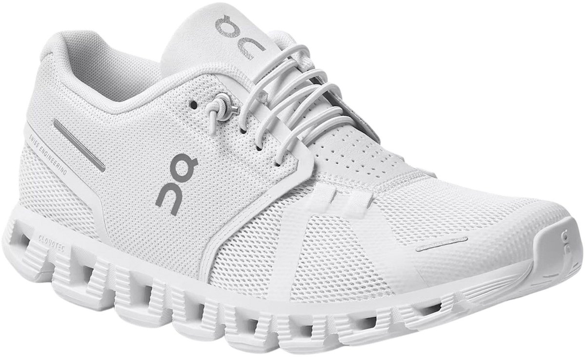ON Cloud 5 Ganz Weiß Damen Sneaker 59.98902 37.5
