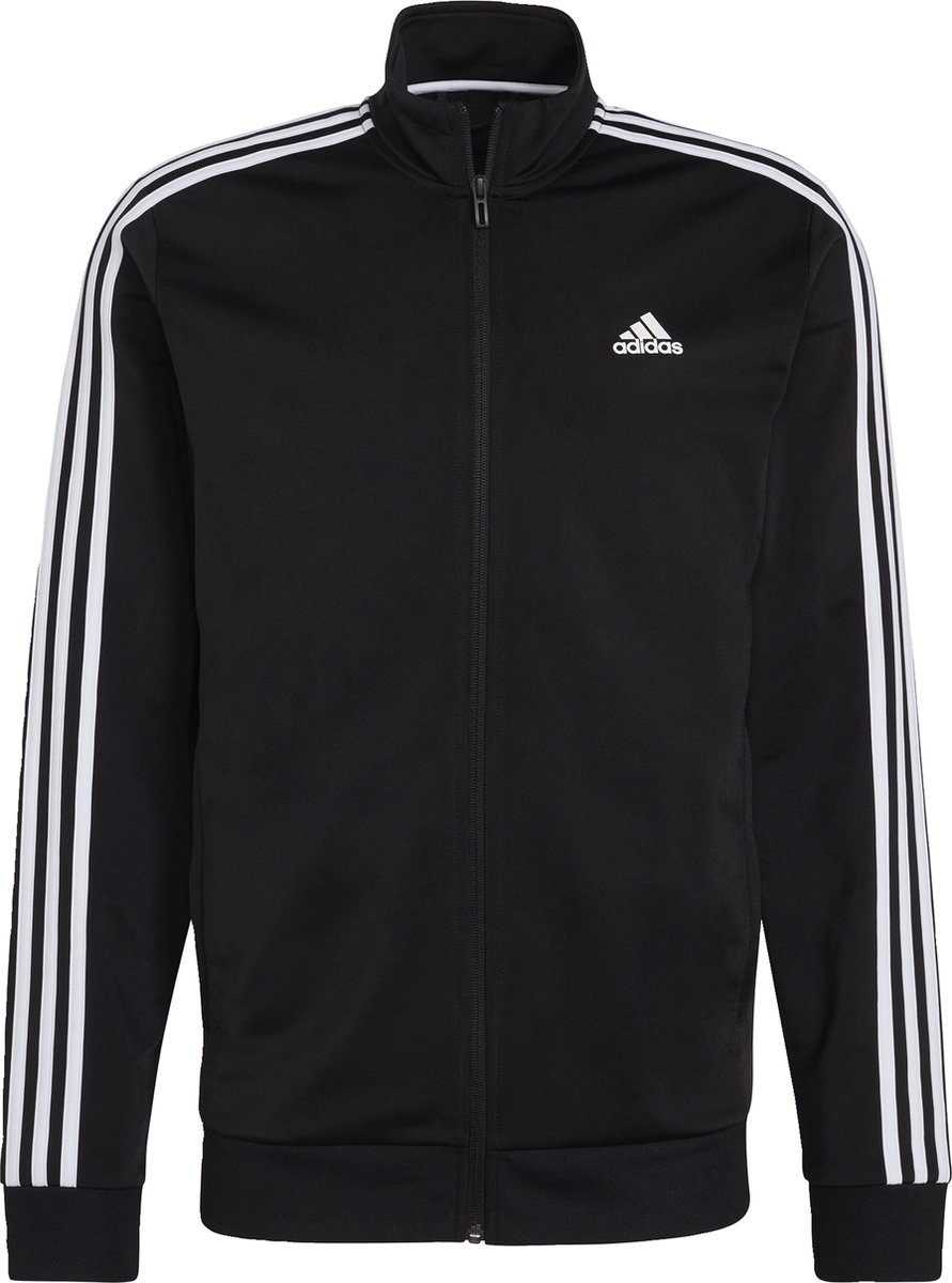 Adidas 3-Streifen Trainingsjacke Herren Oberbekleidung Schwarz H46099 S
