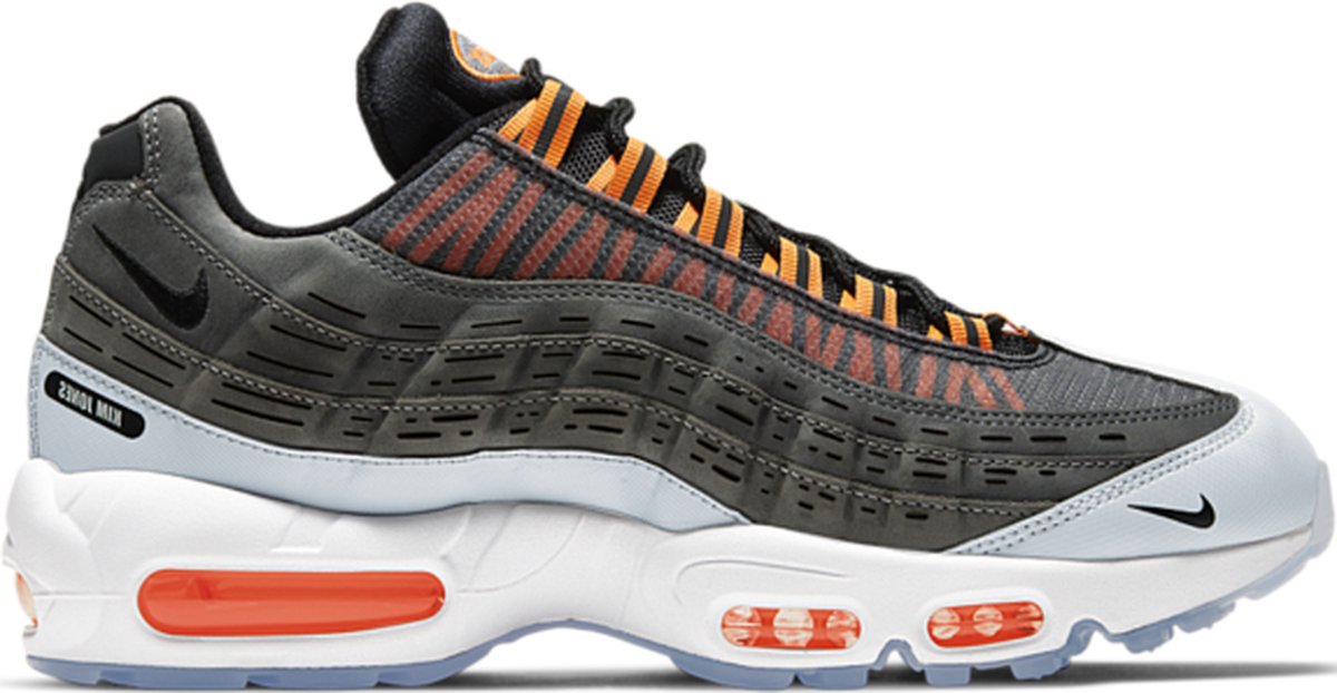 Kim Jones x Nike Air Max 95 Total Orange Unisex Sneaker Schwarz DD1871-001 42