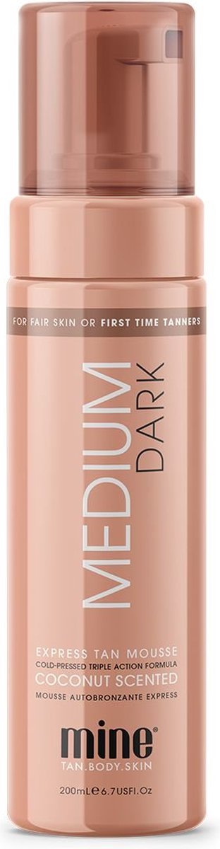 MINETAN MEDIUM DARK Selbstschmeckender Schaumbronzer 200 ml