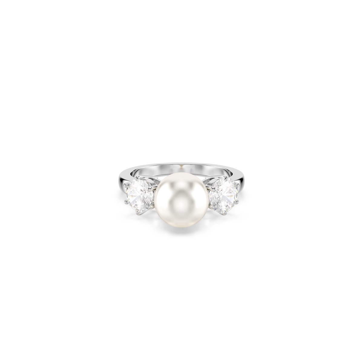 Swarovski Matrix Marke Logo Kristallring Damenring Weiß 5689630 Box (Random Color)