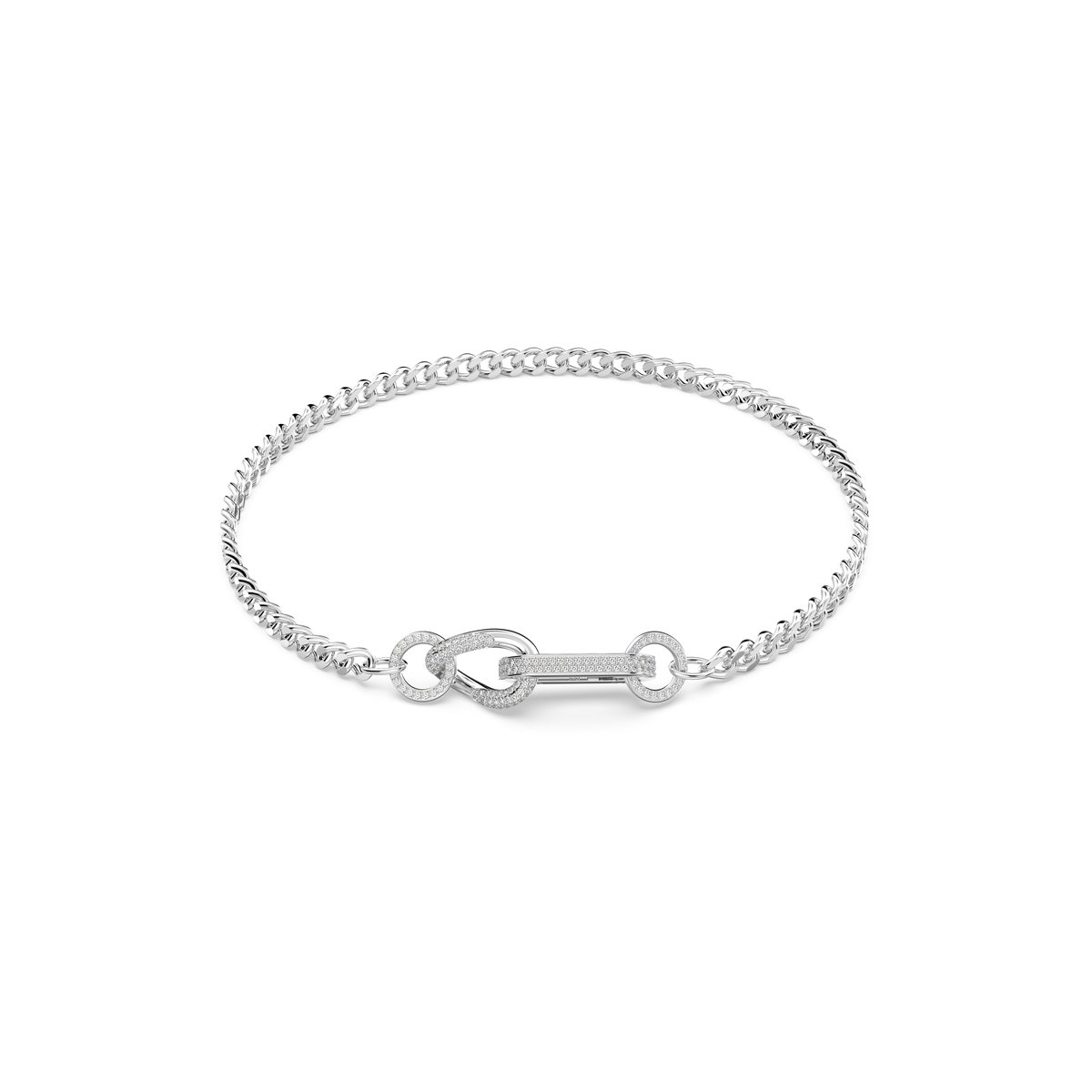 Swarovski Dextera Modisches Vielseitiges Minimalistisches Halsband Damen Halskette 5642689 S