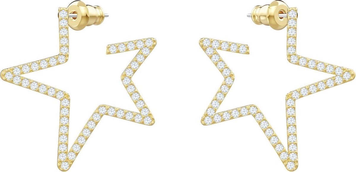 Swarovski Stern Ohrringe Damenohrringe Gold 5457015 Gold Plated