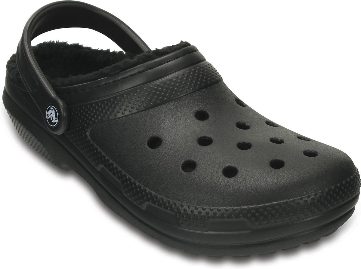 Crocs Classic gefütterter Clog Schwarz Unisex Sneaker 203591-060 36-37