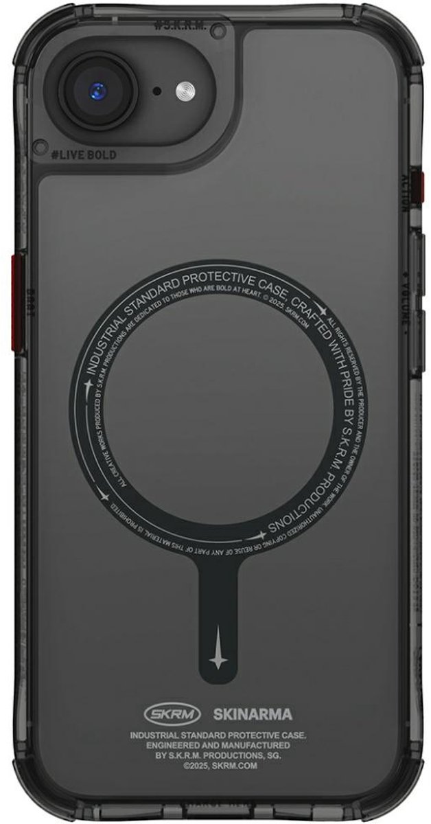 Hülle für iPhone 16e Skinarma MagSafe Schwarz