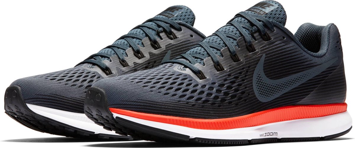 Nike Air Zoom Pegasus 34 Blue Fox Bright Crimson 880555-403 44