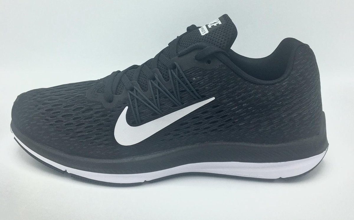 Nike Zoom Winflo 5 Schwarz Anthrazit Damen Sneaker casual AA7414-001 36.5