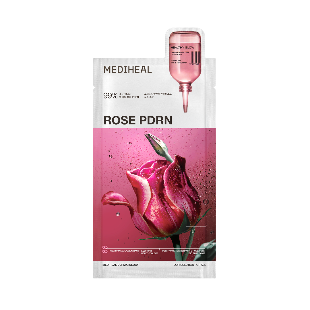 Mediheal - Rose PDRN Essential Mask Healthy Glow - Rose - 1 sheet mask