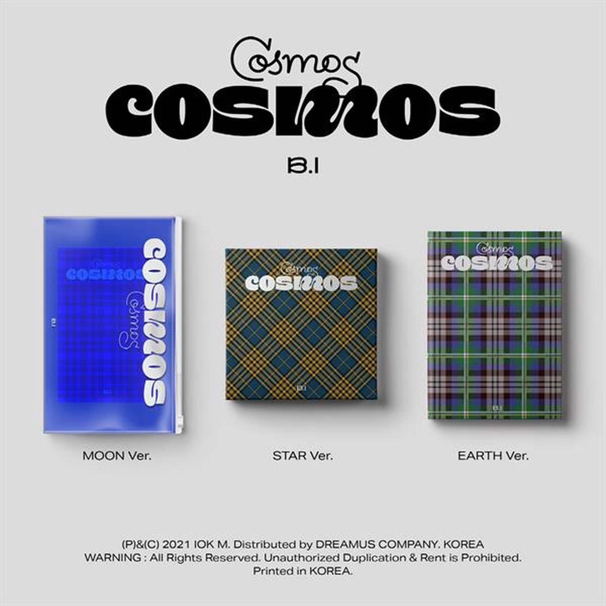 BI(IKON) [COSMOS] Halbalbum (Mond ver. / Stern ver. / Erde ver.) Random_no poster