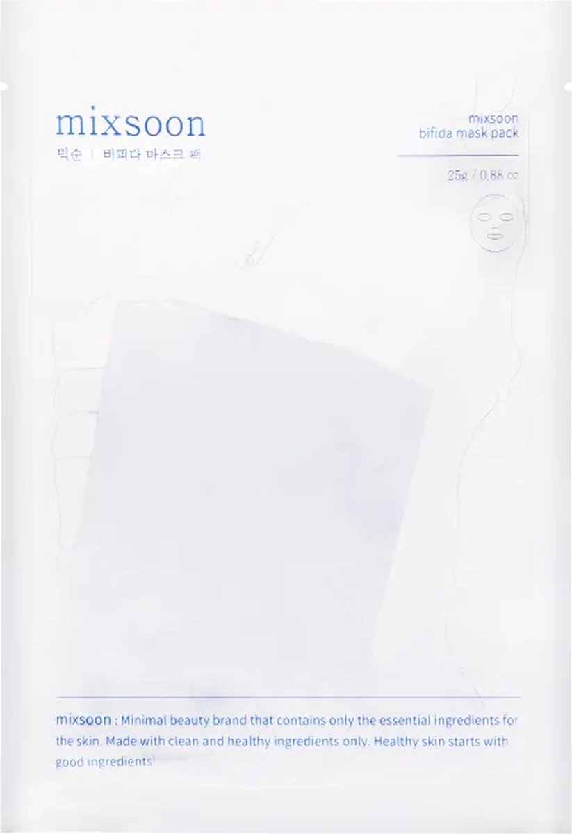 mixsoon Bifida Barrier Maskenpackung 1 Box (5 Blätter) Beruhigende Erholung Authentisch