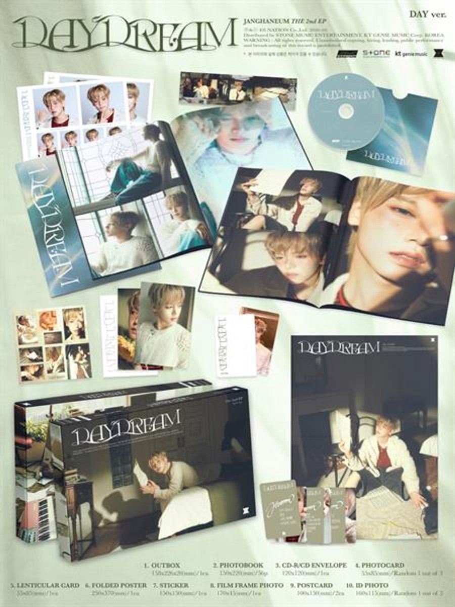 JANGHANEUM Das 2. EP-Album [DAYDREAM] ] (TAG ver.  TRAUM ver.) + Kostenloses Geschenk Random ver.