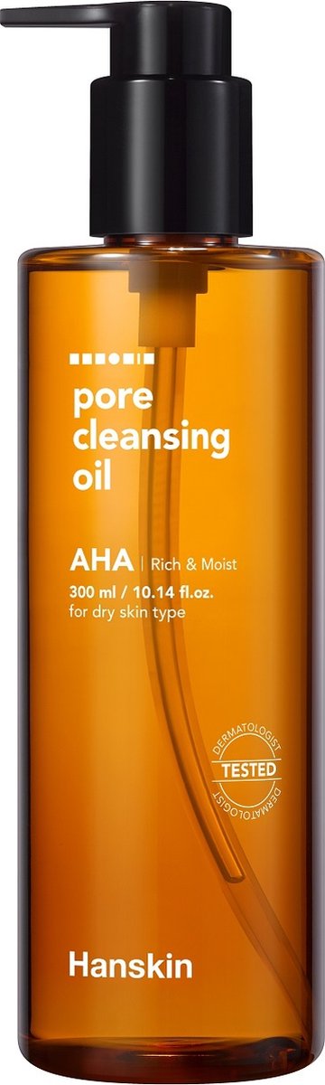 Hanskin Pore Cleansing Oil, AHA, 300ml (10,14 fl oz)