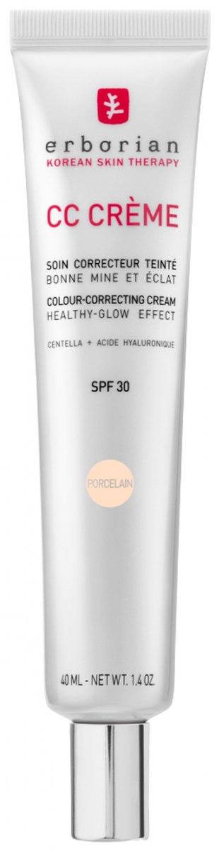 Erborian CC Cream Porcelain SPF30 Farbkorrigierend & Strahlungsfördernd 40ml