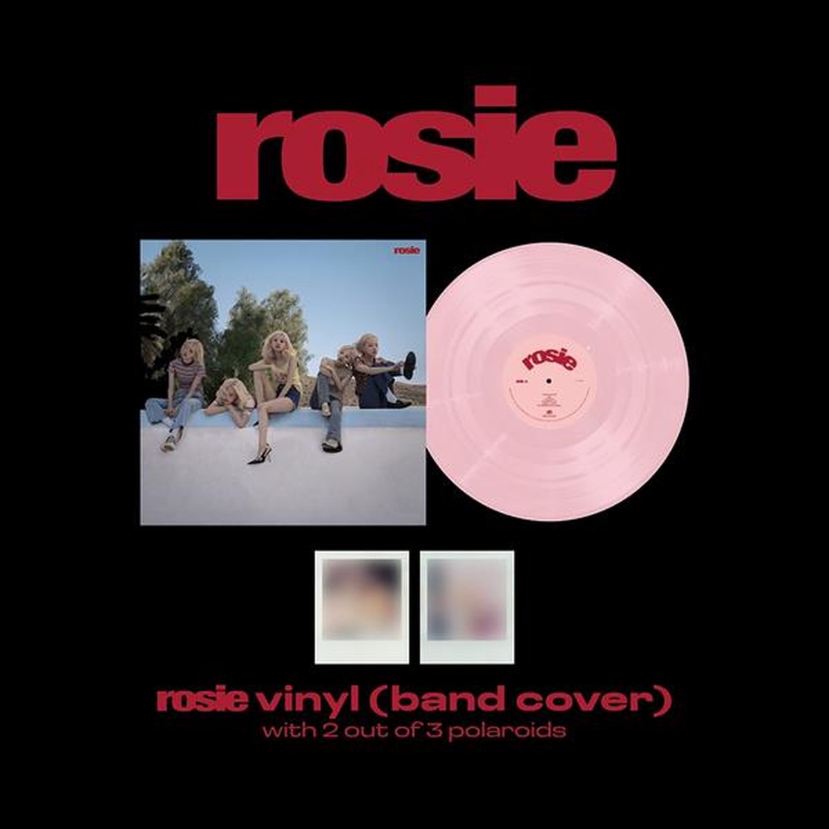 ROSE - erstes Studioalbum [rosie] Vinyl (Bandcover)