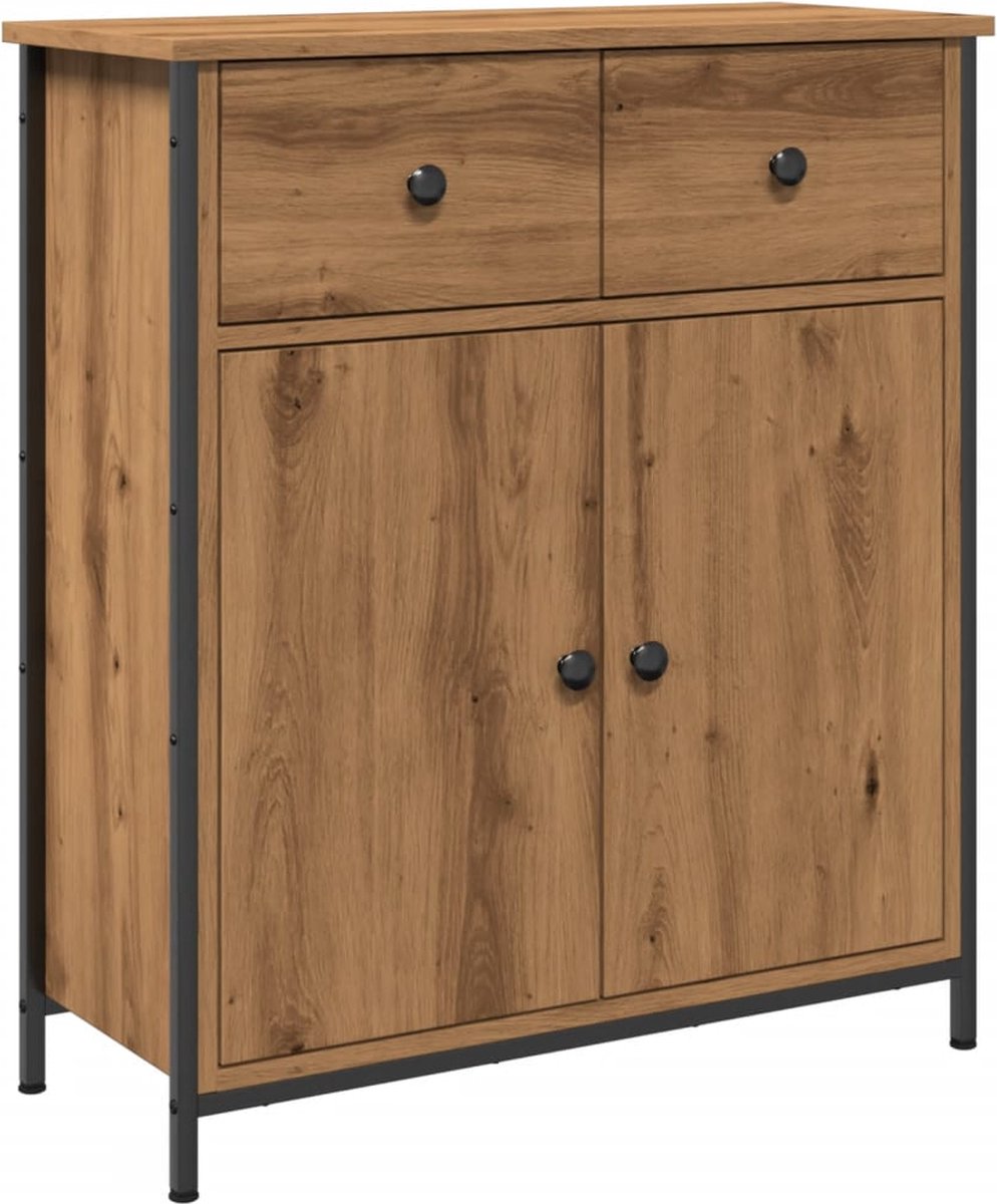 Vidaxl Schrank, Artisan Eiche, 70x30x80 cm, Holzwerkstoff