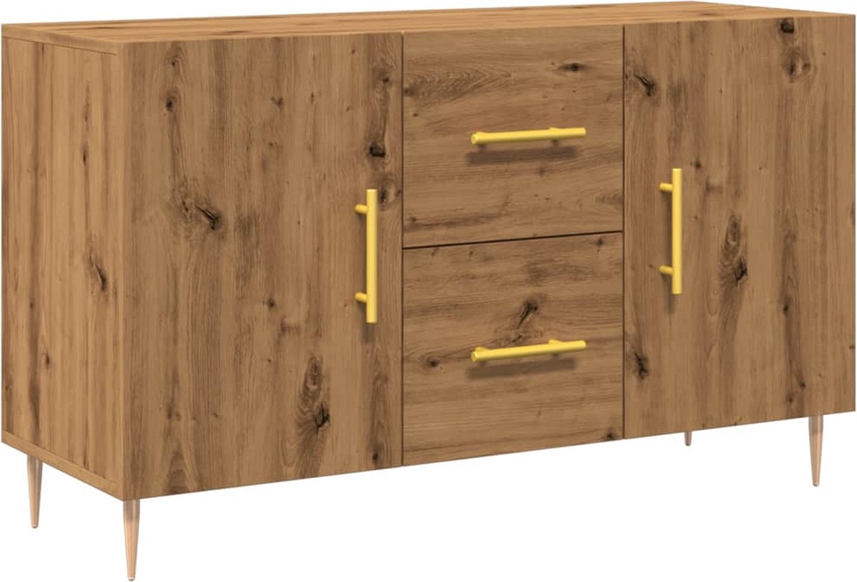 Vidaxl Kommode, Artisan Eiche, 100X36X60 Cm, Holzwerkstoff