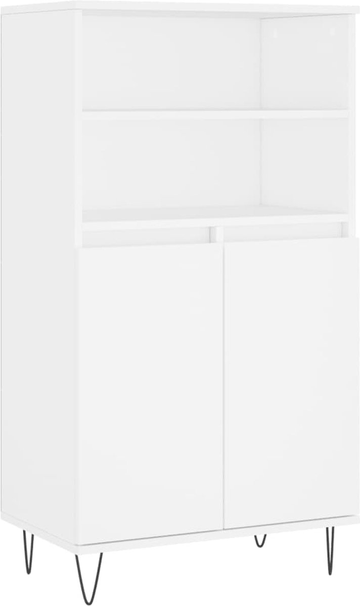 Vidaxl Hoher Schrank, Weiß, 60X36X110 Cm