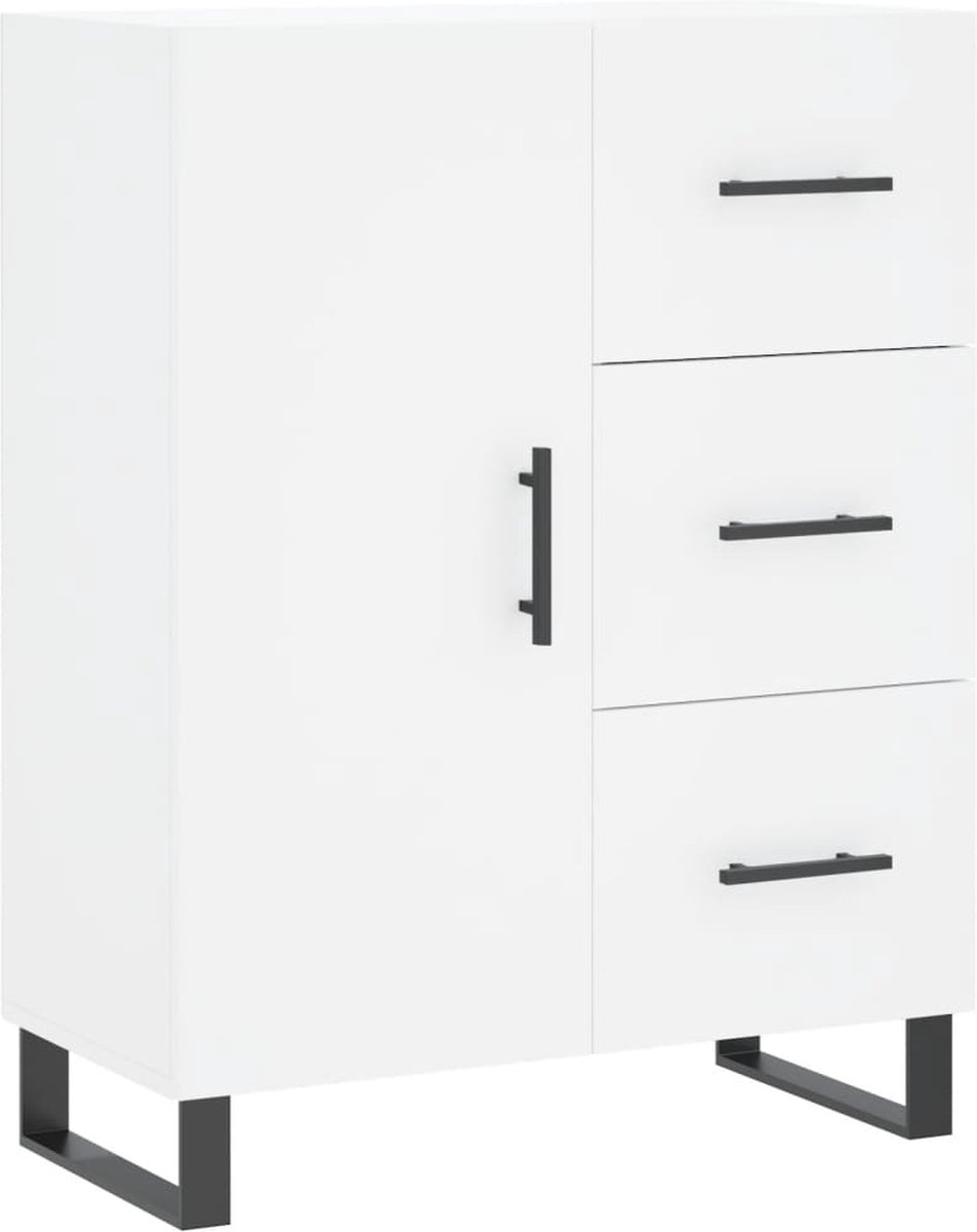 Vidaxl Schrank, Weiß, 69,5X34X90 Cm, Holzwerkstoff