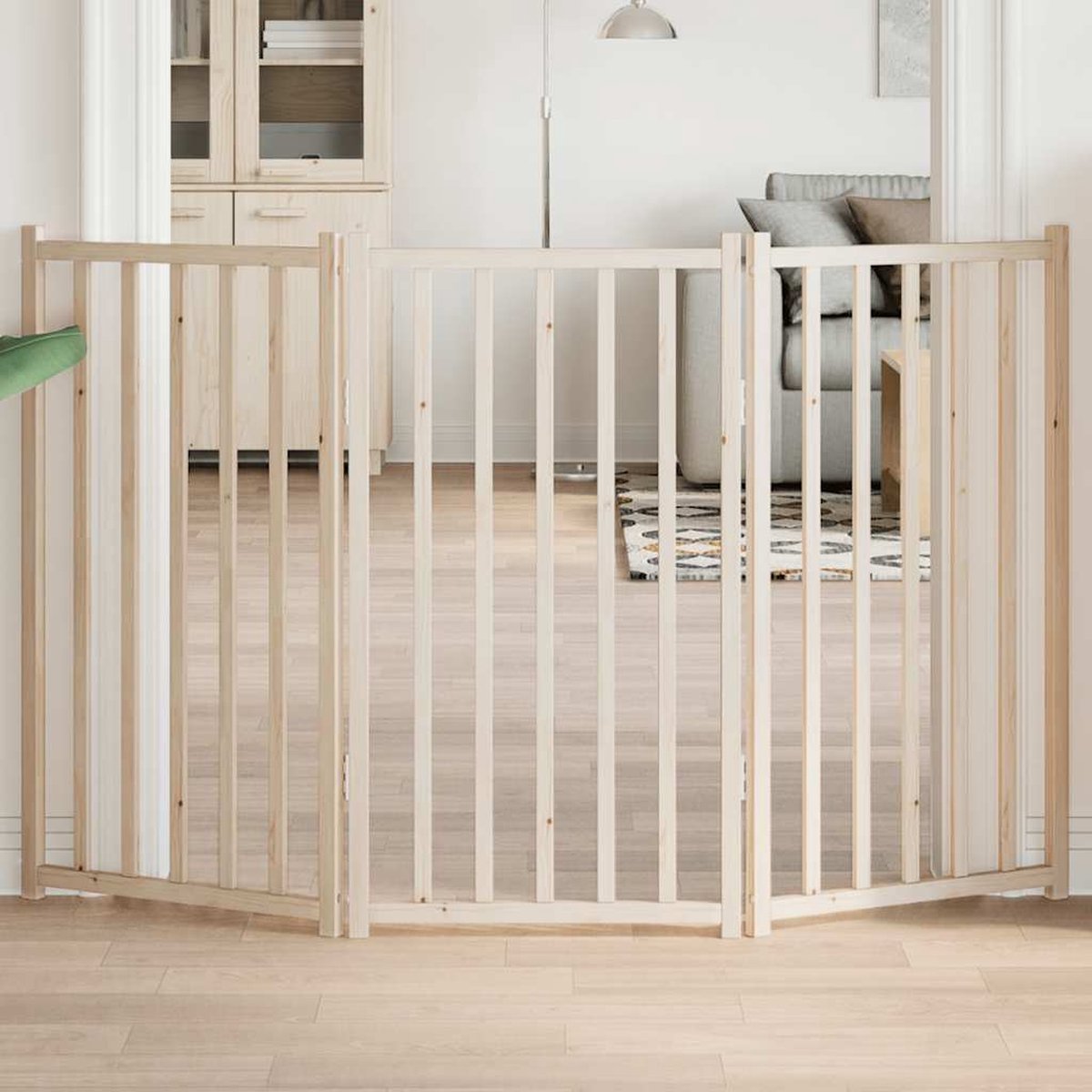 Vidaxl Zusammenklappbares Sicherheitsgitter für Hunde, 3 Paneele, 150 cm