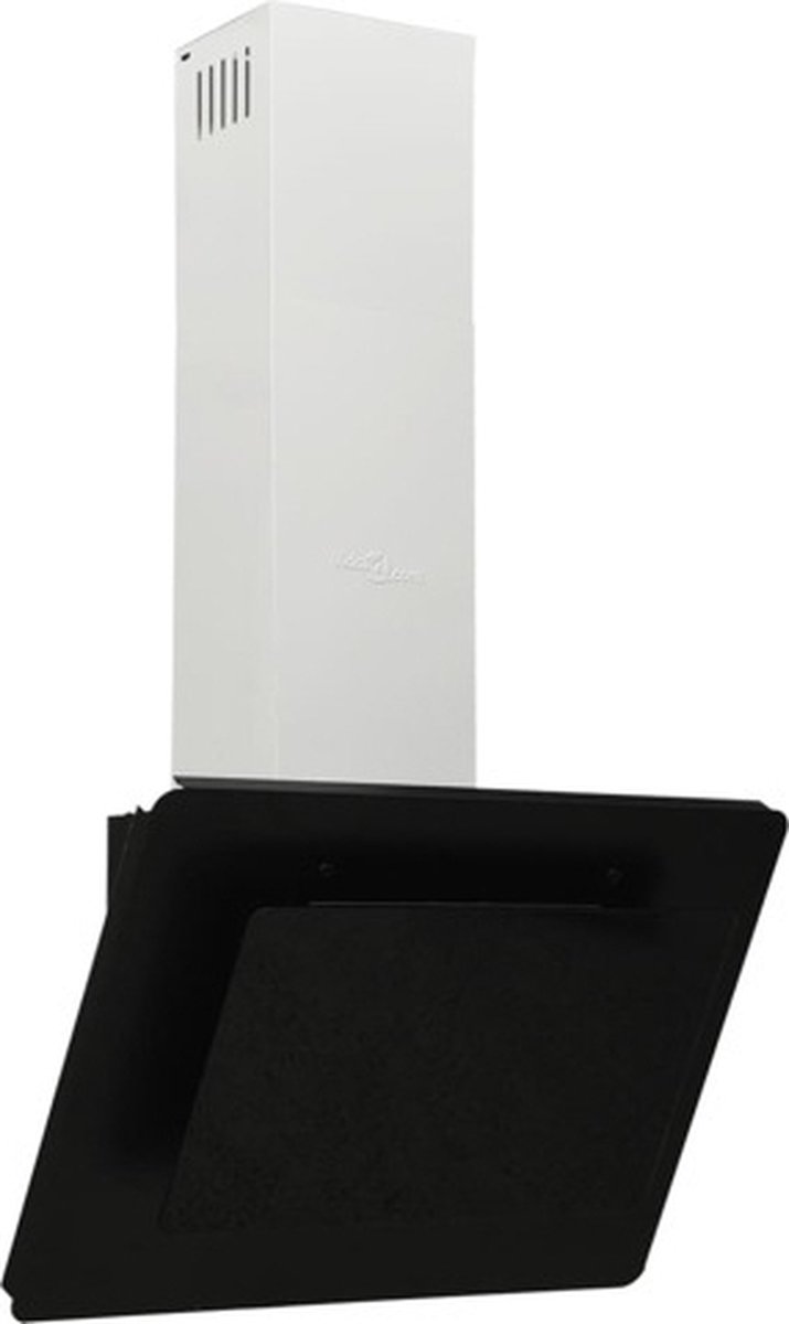 Vidaxl Küchenabzugshaube, 60 cm, Edelstahl und Gehärtetes Glas, Schwarz
