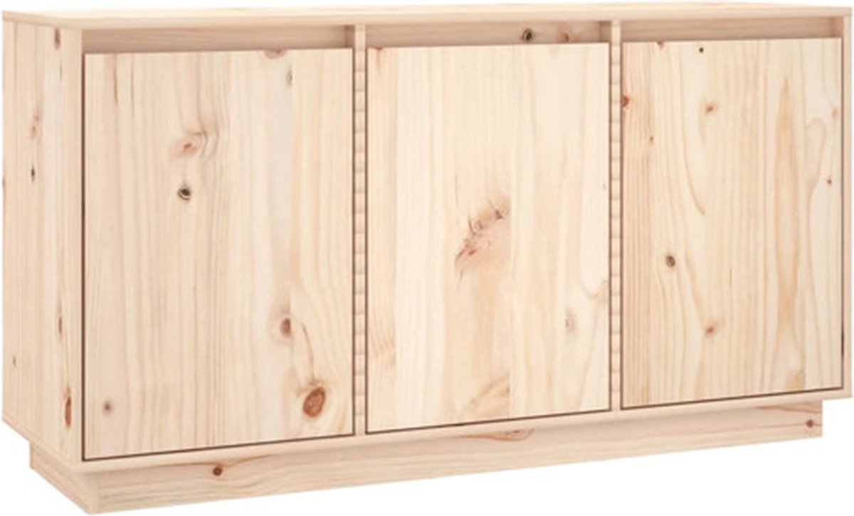 Vidaxl Schrank, 111x34x60 cm, Massivholz Kiefer