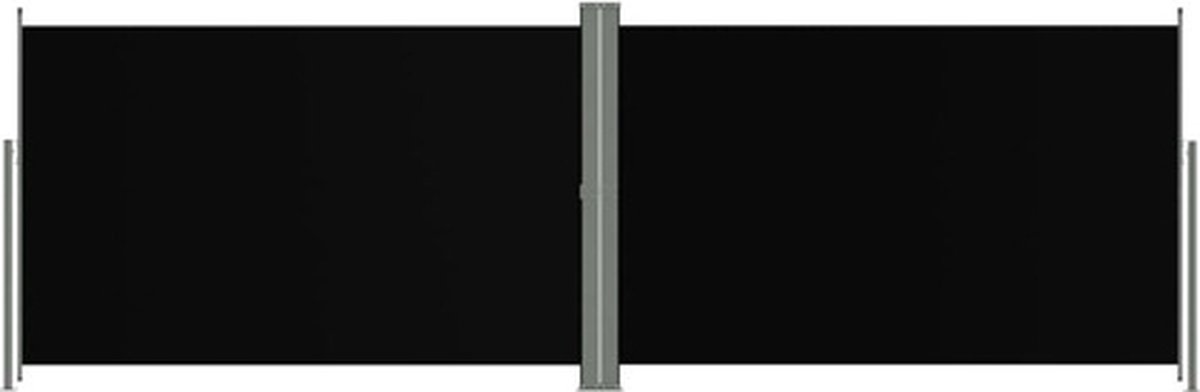 Vidaxl Seitliche Ausziehmarkise, Schwarz, 200 X 600 Cm