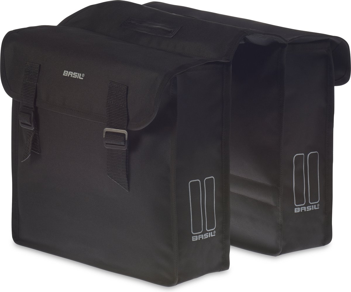 BASIL Mara Gepäckträgertasche, Schwarz, 35x12x31cm, 26L