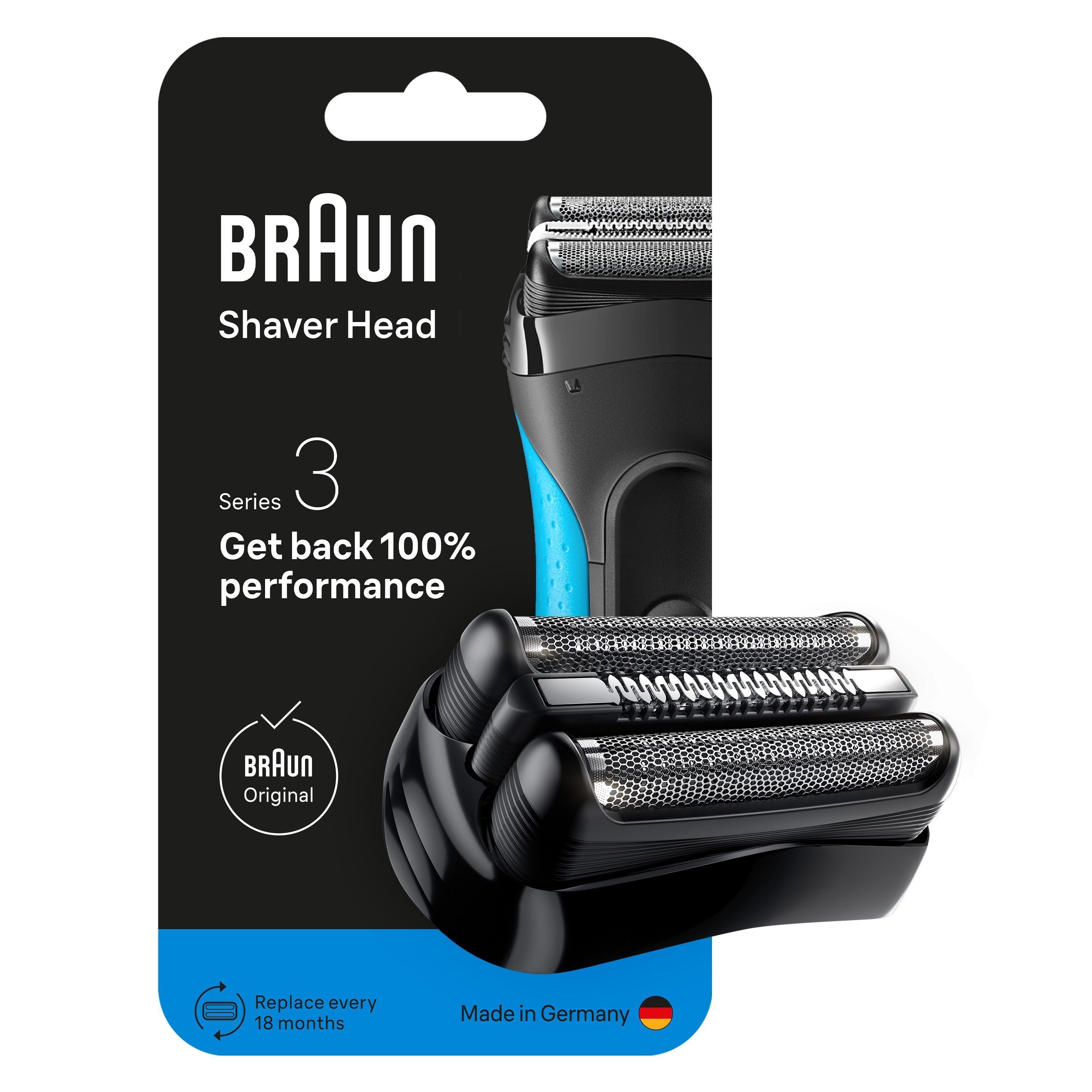 Scherkopf BRAUN Series 3 - 2 Scherköpfe - 100 % Made in Germany