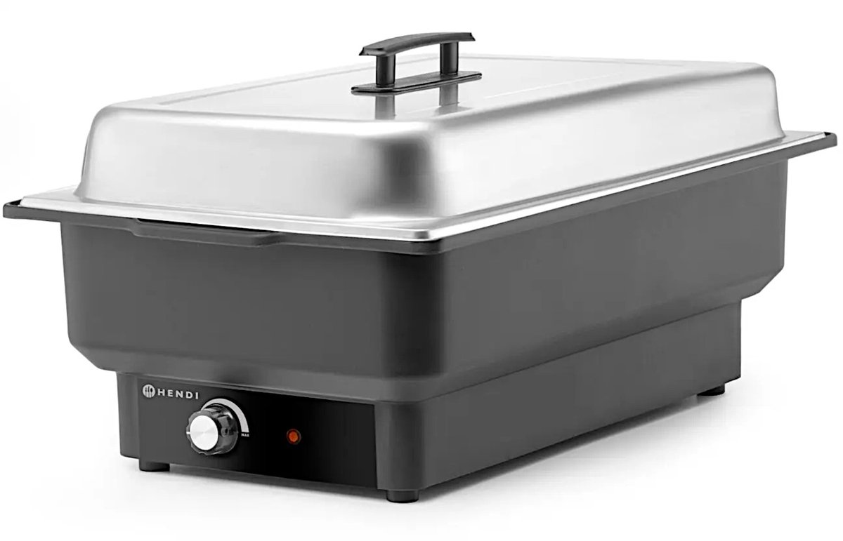 Elektrischer Tischwärmer Bain-Marie GN11 65mm Kitchen Line 900W Hendi 204825
