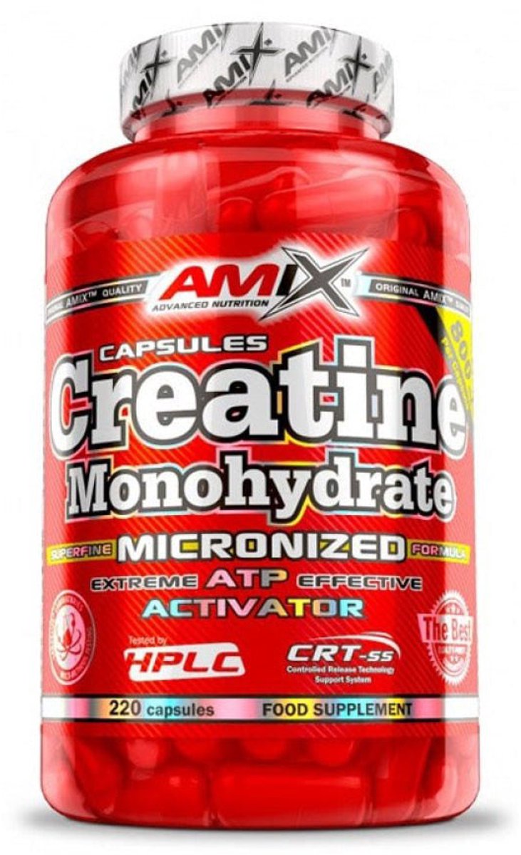 Amix - Kreatin-Monohydrat 750 mg. 220 Caps