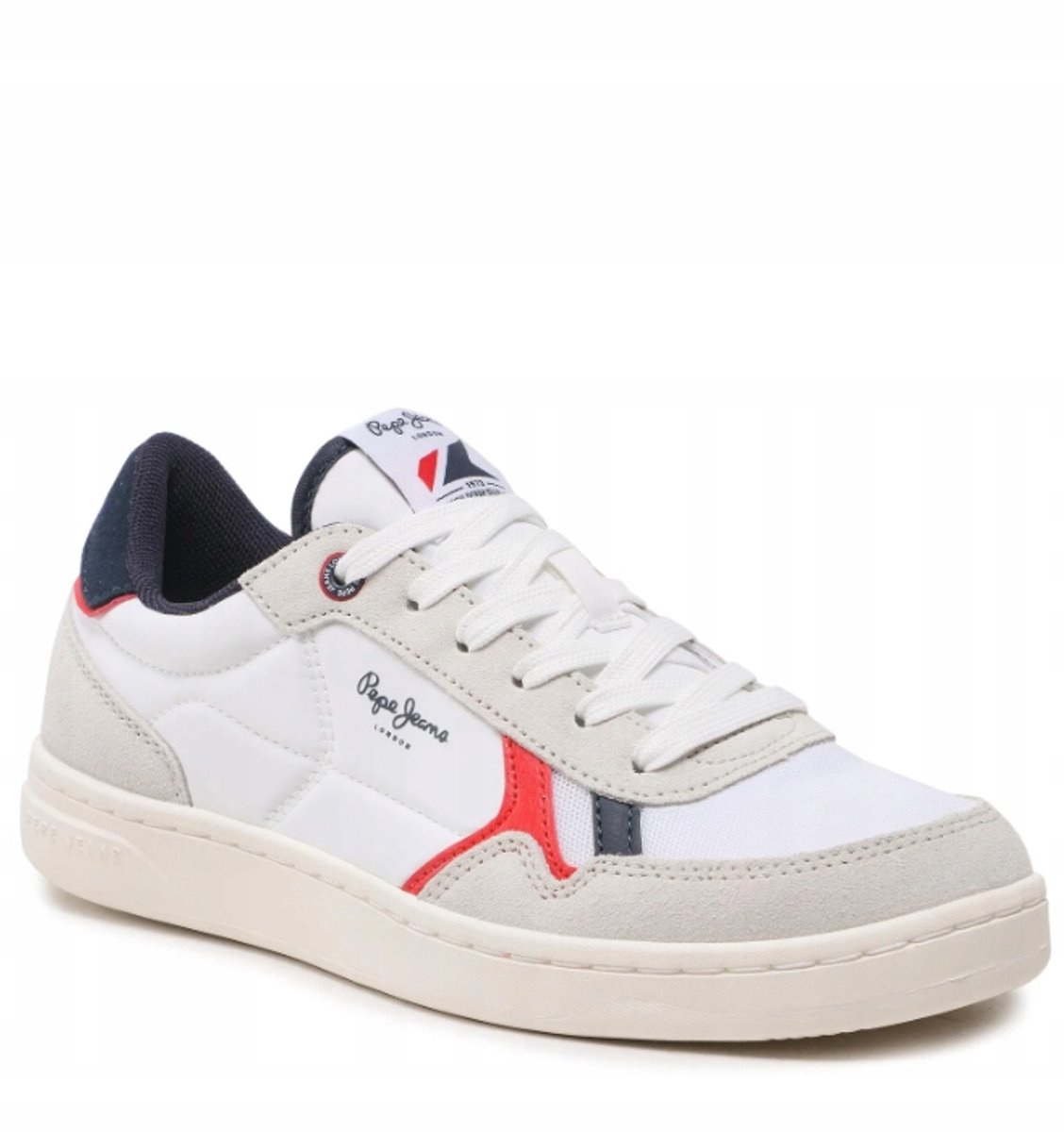 Pepe Jeans Kore Vintage M Herren Schuhe Weiß Sportlich Mit Leder 46 Awe