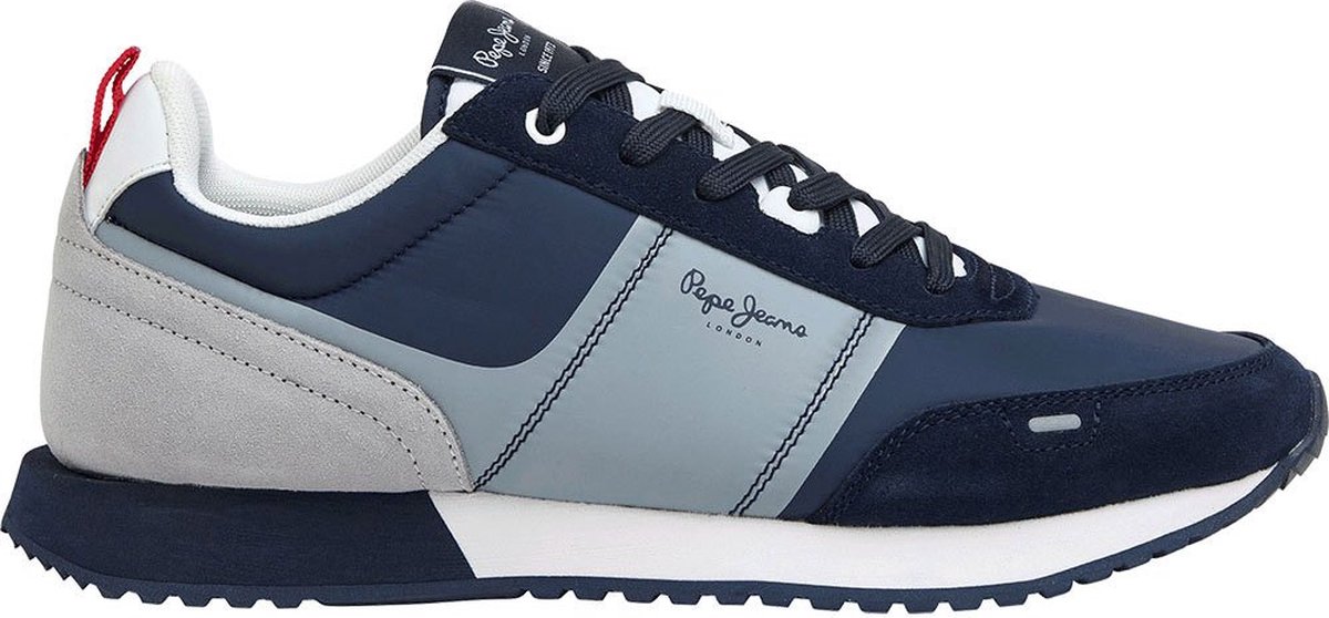 Pepe Jeans Tour Transfer Herren Schuhe Marineblau Sportlich Mit Leder 41 Awe