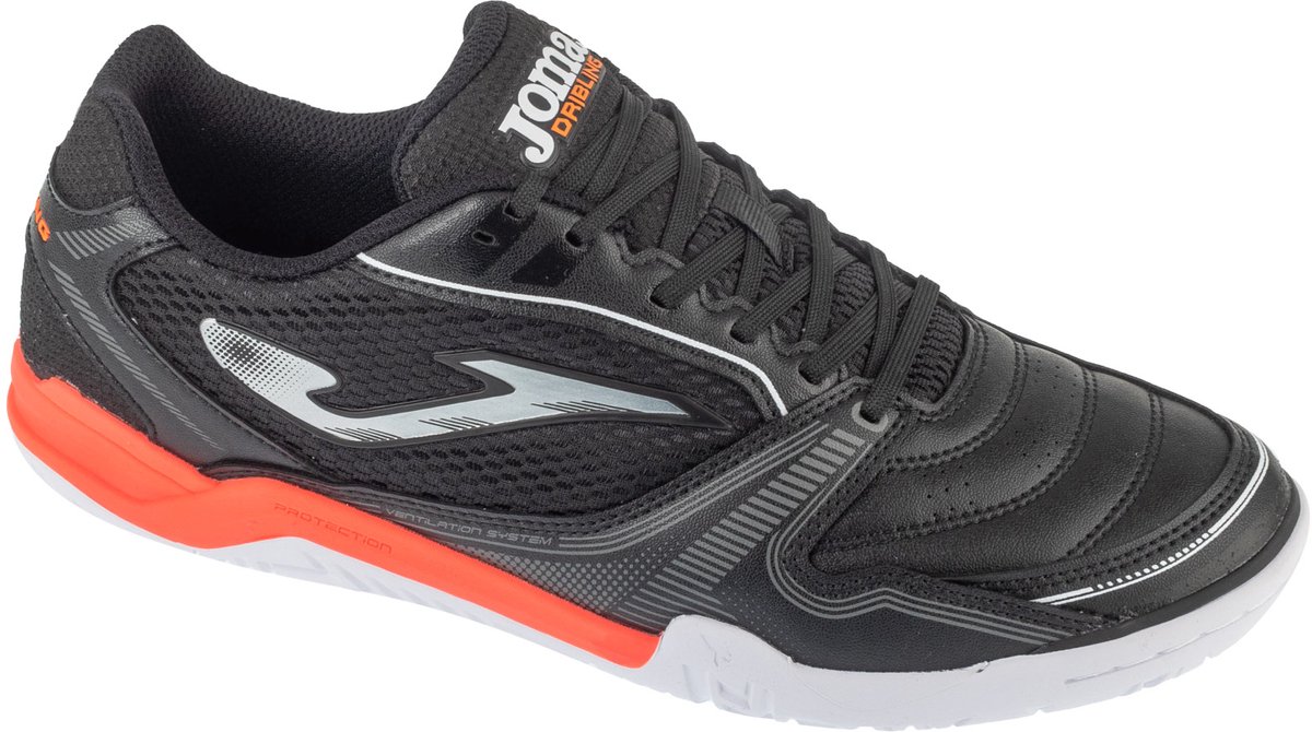 Joma Dribling 25 DRIW IN, Herren schwarze Hallenfußballschuhe 44 schwarz